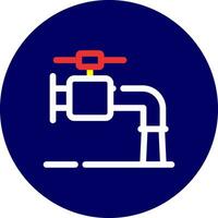 Faucet Creative Icon Design vector