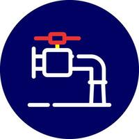 Faucet Creative Icon Design vector