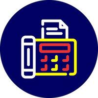 Fax Creative Icon Design vector
