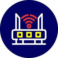 Router Creative Icon Design vector