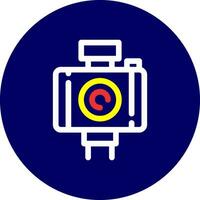 Camera Creative Icon Design vector