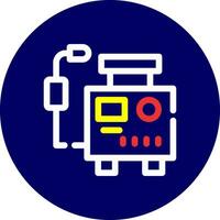 Welding Machine Creative Icon Design vector