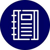 Notebook Creative Icon Design vector