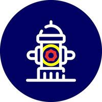 Hydrant Creative Icon Design vector