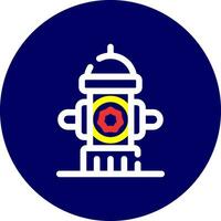 Hydrant Creative Icon Design vector