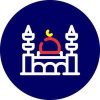 Mosque Creative Icon Design vector