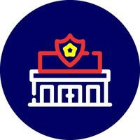 Police Station Creative Icon Design vector