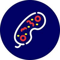 Bacteria Creative Icon Design vector