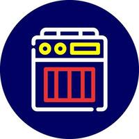 Amplifier Box Creative Icon Design vector