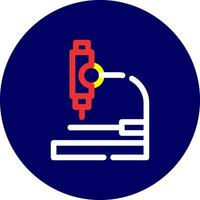 Microscope Creative Icon Design vector