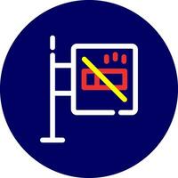 No Smoking Creative Icon Design vector