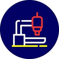 Microscope Creative Icon Design vector