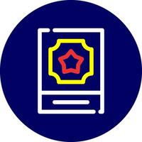 Party Card Creative Icon Design vector