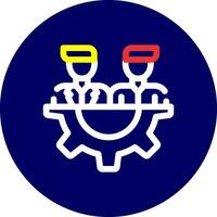 Workforce Creative Icon Design vector