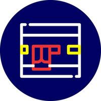 Kaaba Creative Icon Design vector