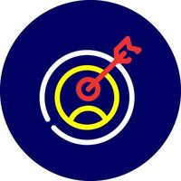 Target Creative Icon Design vector