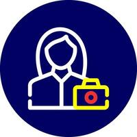 Photographer Creative Icon Design vector