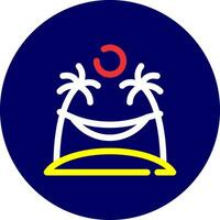 Hammock Creative Icon Design vector