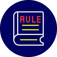 Rule Creative Icon Design vector