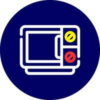 Microwave Creative Icon Design vector