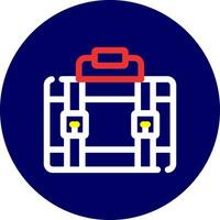 Suitcase Creative Icon Design vector