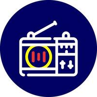 Radio Creative Icon Design vector