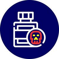 Poison Creative Icon Design vector