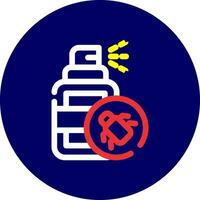 Spray Bottle Creative Icon Design vector