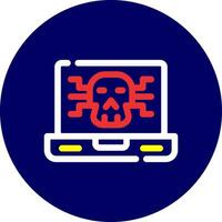 diseño de icono creativo de malware vector