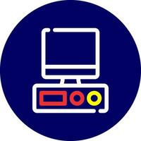 Computer Creative Icon Design vector