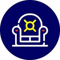 Armchair Creative Icon Design vector