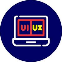 Ui Ux Creative Icon Design vector