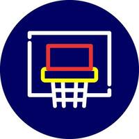 diseño de icono creativo de baloncesto vector