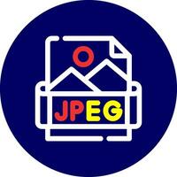 Jpeg Creative Icon Design vector