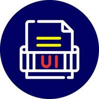 Ui Format Creative Icon Design vector