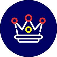 Crown Creative Icon Design vector