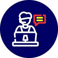Technical Support Creative Icon Design vector