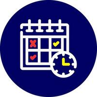 Schedule Creative Icon Design vector