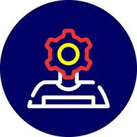 diseño de icono creativo de soporte técnico vector