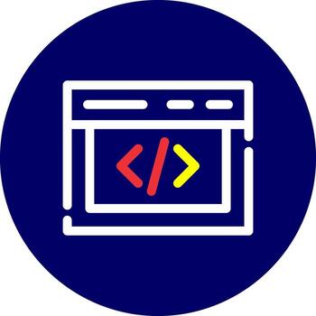 Coding Creative Icon Design vector