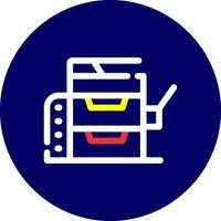 Copy Machine Creative Icon Design vector