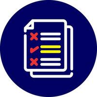 Exam Creative Icon Design vector