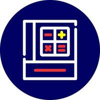 Mathematics Creative Icon Design vector