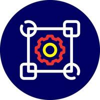 Pattern System Creative Icon Design vector