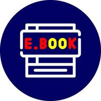 Ebooks Creative Icon Design vector