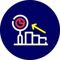 Predictive Analytics Creative Icon Design vector
