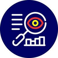 Observation Creative Icon Design vector