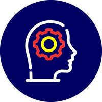 Machine Learning Creative Icon Design vector