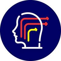 Knowledge Extraction Creative Icon Design vector