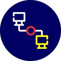 Unstructured Data Creative Icon Design vector